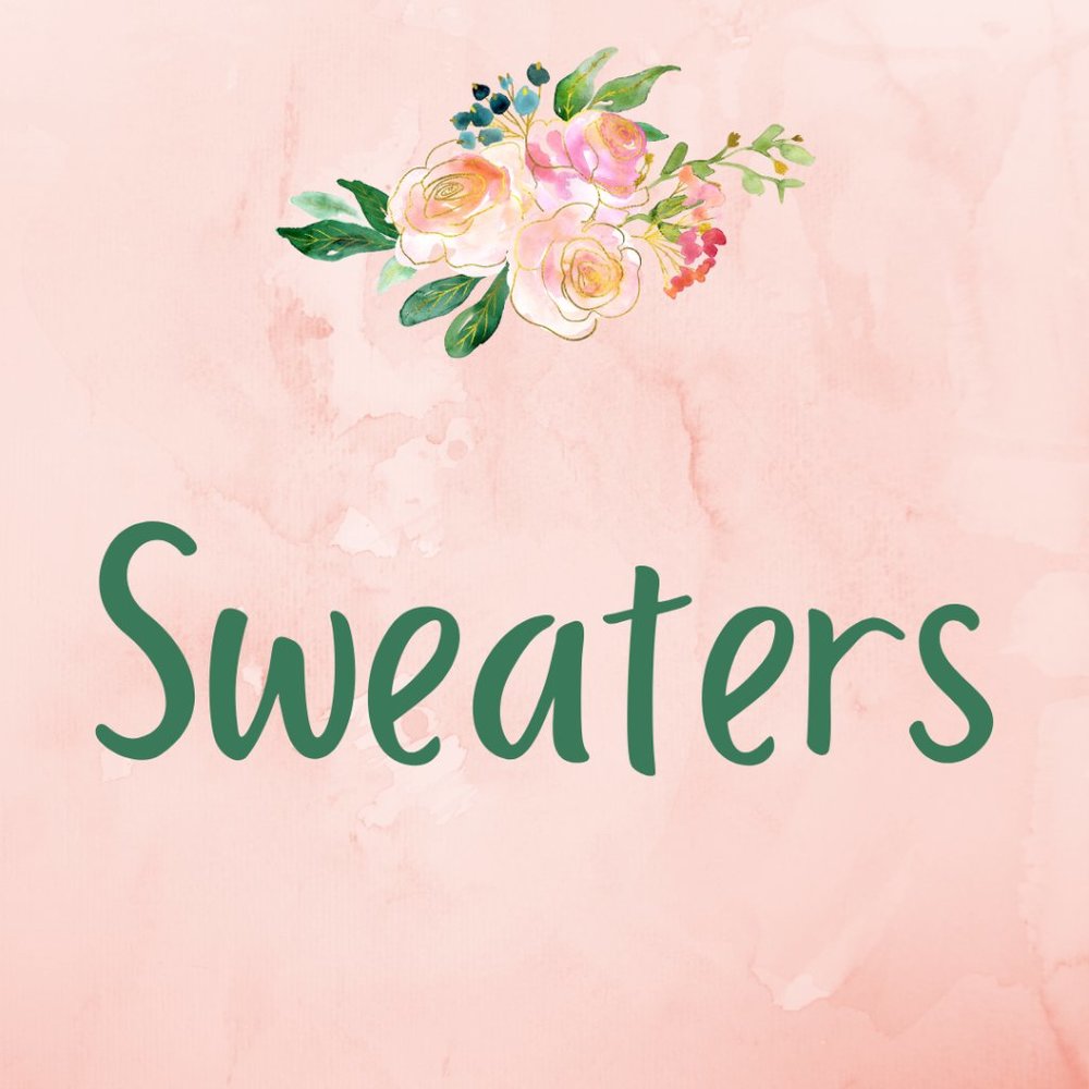 Sweaters Various styles, colors and sizes